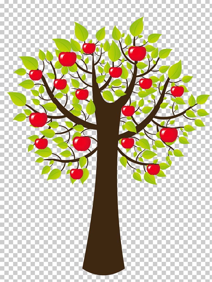 Big tree drawing color Royalty Free Vector Image