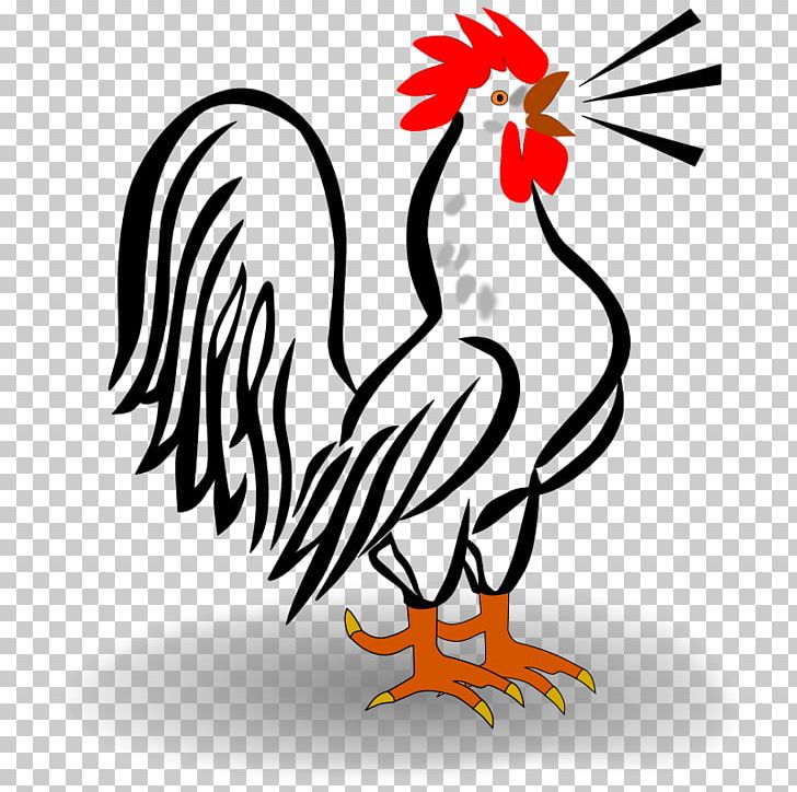 Houdan Chicken Leghorn Chicken Hamburg Chicken Cochin Chicken Rooster PNG, Clipart, Artwork, Beak, Bird, Black And White, Branch Free PNG Download