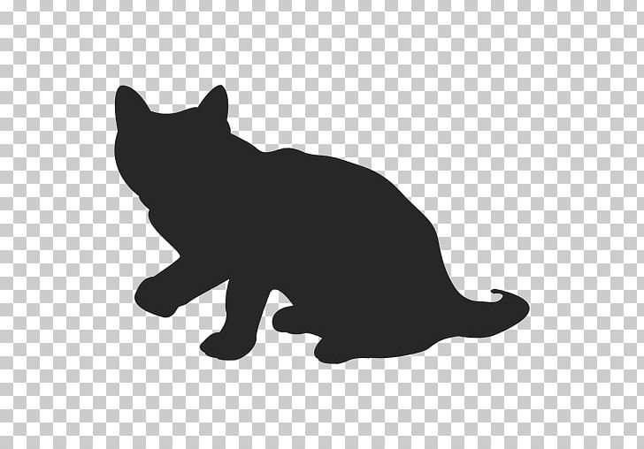 Black Cat Silhouette Whiskers PNG, Clipart, Animals, Black, Black And White, Black Cat, Carnivoran Free PNG Download