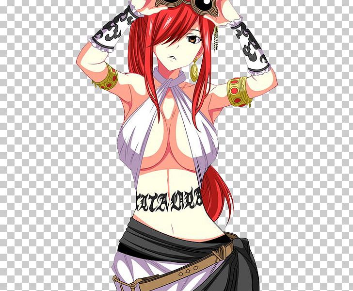 Erza Scarlet Anime Fairy Tail Art Character PNG, Clipart, Anime, Art, Black Hair, Brown Hair, Cartoon Free PNG Download