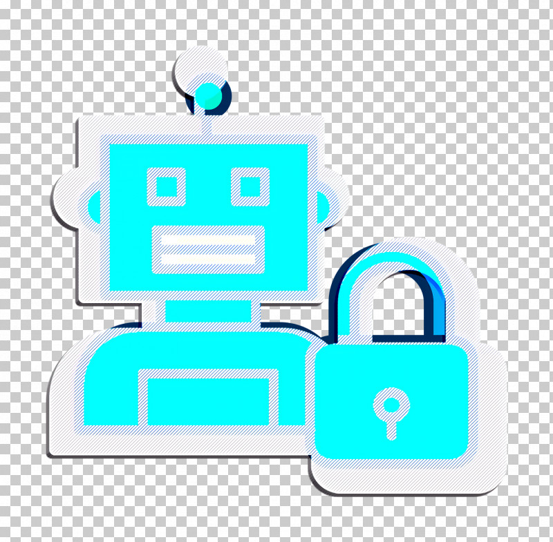 Futuristic Icon Lock Icon Robots Icon PNG, Clipart, Aqua, Azure, Blue, Circle, Futuristic Icon Free PNG Download