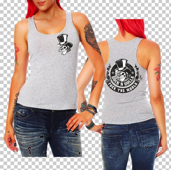 T-shirt Top Scheiss Drauf! Majorca Sleeveless Shirt PNG, Clipart, Arm, Asilo Nido, Blue, Boho Skull, Clothing Free PNG Download