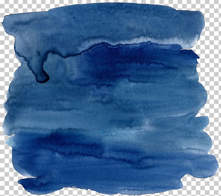 Blue Watercolor Painting Ink PNG, Clipart, Blue, Blue Background, Brush
