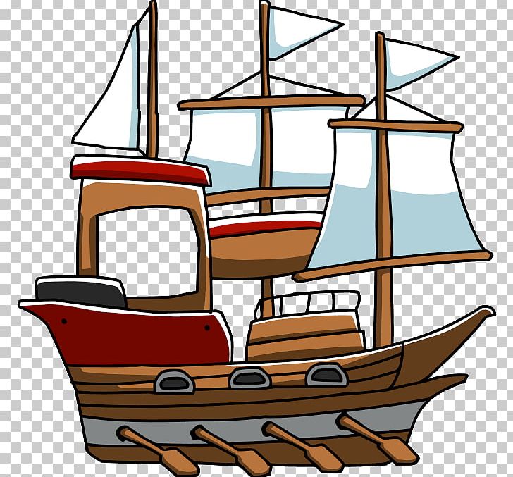 Scribblenauts Unlimited Boat Ship Wiki PNG, Clipart, Barque, Boat, Boating, Brigantine, Caravel Free PNG Download