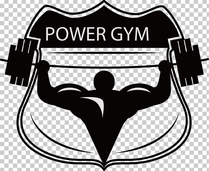 Bodybuilding Physical Fitness Fitness Centre PNG, Clipart, Advertising Design, Barbell, Black And White, Brand, Decorative Elements Free PNG Download