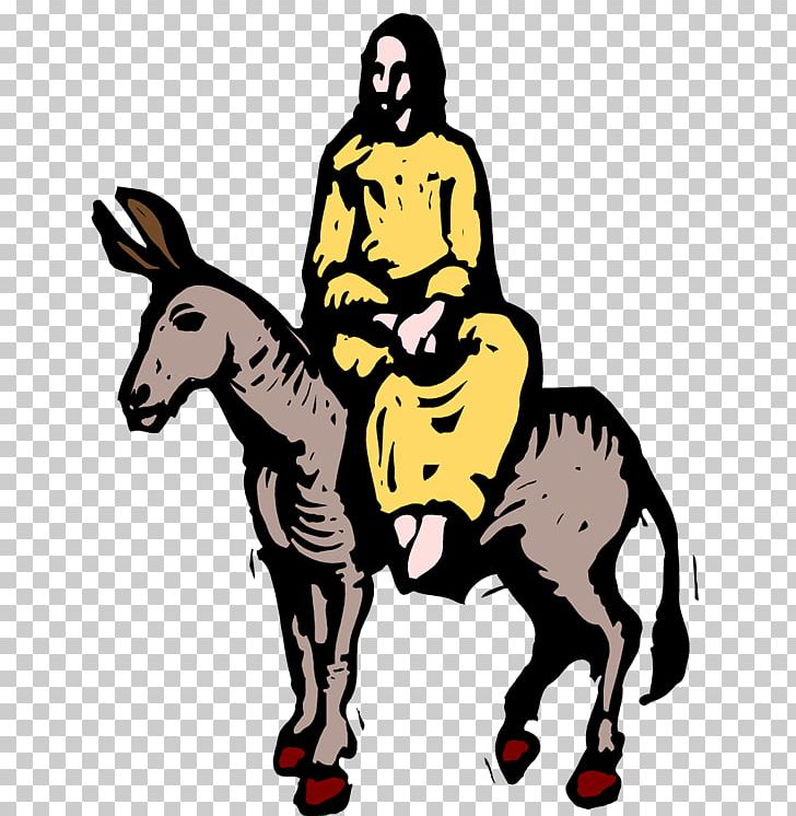 Mule Donkey Bethlehem Palm Sunday PNG, Clipart, Animals, Bethlehem, Cattle Like Mammal, Cowboy, Donkey Free PNG Download