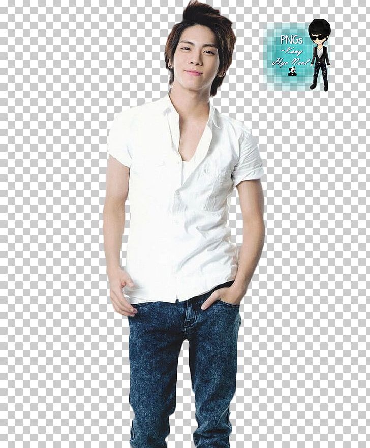 T-shirt Sleeve Jeans Neck SHINee PNG, Clipart, Clothing, Jeans, Jonghyun, Neck, Shinee Free PNG Download