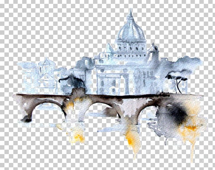 Paris Watercolor Painting Drawing Cityscape PNG, Clipart, Abstract Art, Arch, Arch Bridge, Architectural Drawing, Architecture Free PNG Download