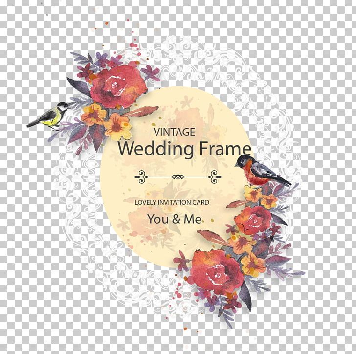 Wedding Invitation Flower PNG, Clipart, Bird, Bride, Decorative Patterns, Encapsulated Postscript, Floral Design Free PNG Download