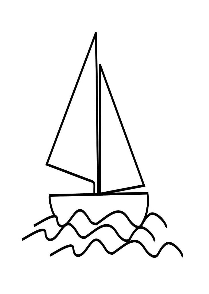 Sailboat Drawing Child PNG, Clipart, Angle, Area, Black And White, Boat, Boating Free PNG Download