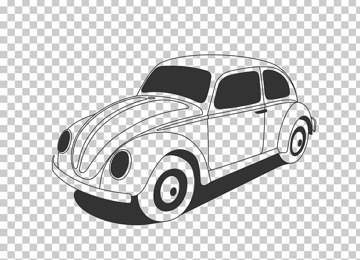 Classic Car Volkswagen Beetle PNG, Clipart, Automotive Design, Black And White, Brand, Car, Cars Free PNG Download