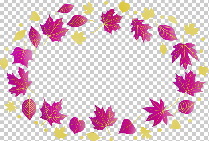 Floral Design PNG, Clipart, Autumn Frame, Autumn Leaves Frame, Floral Design, Leaves Frame, Line Free PNG Download