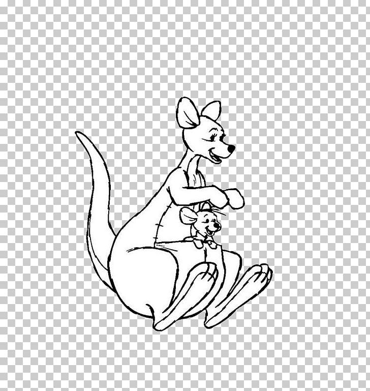 Winnie The Pooh Winnie-the-Pooh Piglet Kanga Roo PNG, Clipart, Animal, Animals, Black, Carnivoran, Cartoon Free PNG Download