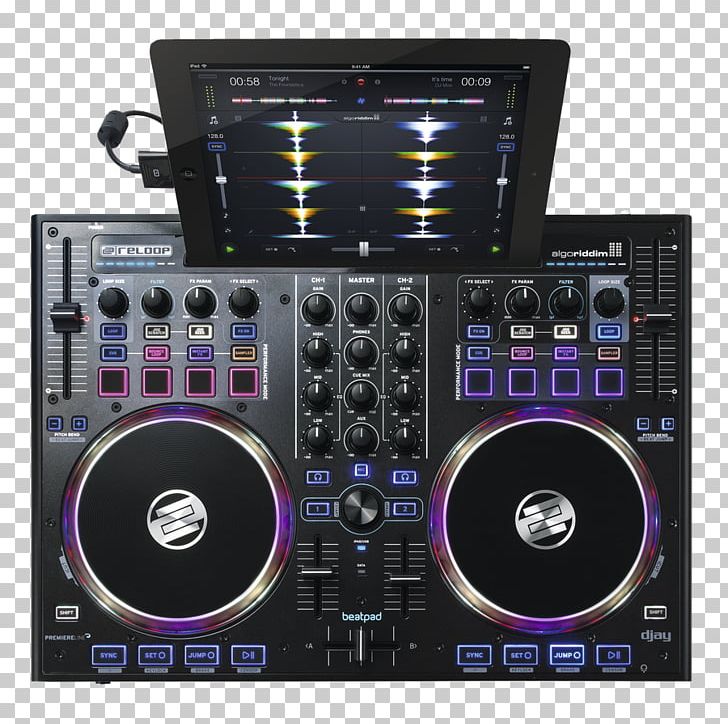 Reloop Beatpad 2 DJ Controller Disc Jockey Djay Scratch Live PNG, Clipart,  Free PNG Download