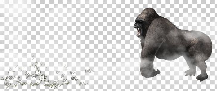 Gorilla Common Chimpanzee Icon PNG, Clipart, Adobe Illustrator, Black And White, Carnivoran, Chimpanzee, Dog Free PNG Download