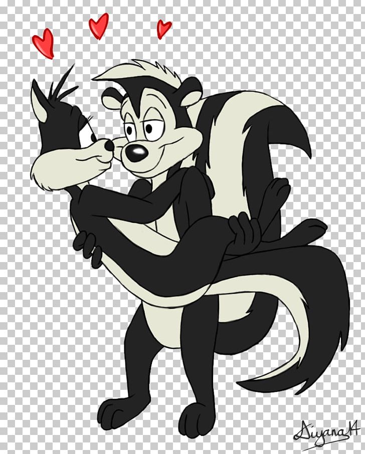 Pepé Le Pew Penelope Pussycat Looney Tunes Love Drawing PNG, Clipart, Bea, Carnivoran, Cartoon, Character, Common Polecat Free PNG Download