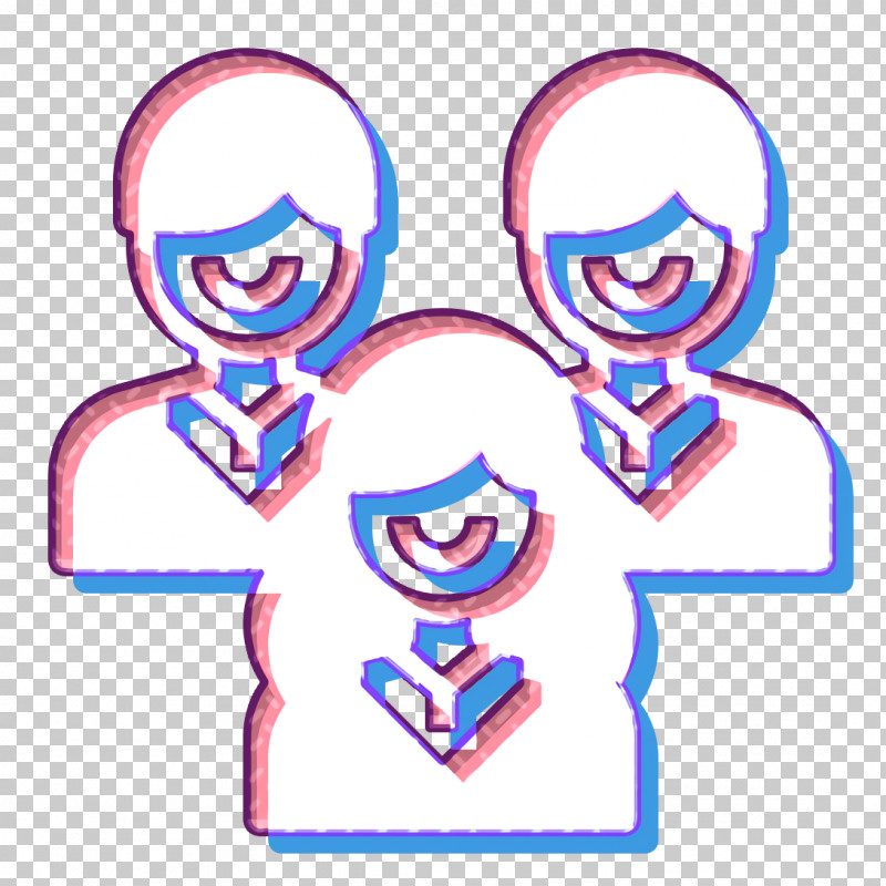 Management Icon Team Icon PNG, Clipart, Emoticon, Line Art, Management Icon, Pink, Smile Free PNG Download