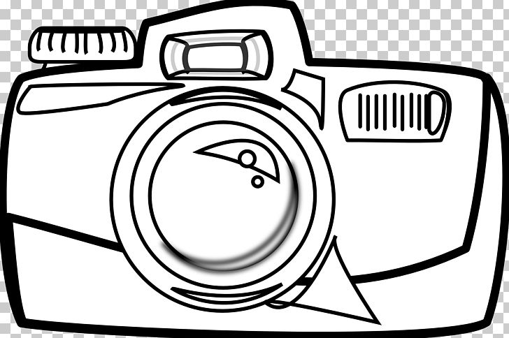 Camera Cartoon Black And White PNG, Clipart, Angle, Area, Black, Black And White, Brand Free PNG Download