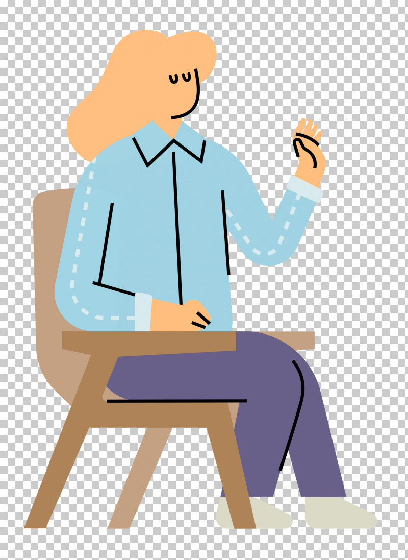 Cartoon Human Sitting H&m Behavior PNG, Clipart, Behavior, Cartoon, Chair, Hm, Human Free PNG Download