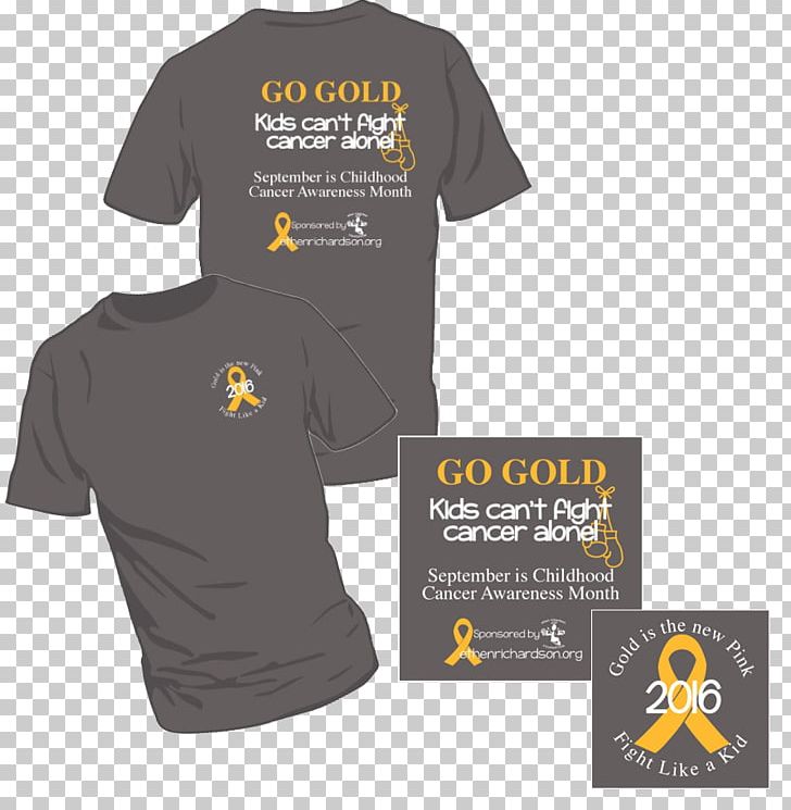 T-shirt Logo Sleeve Font PNG, Clipart, Brand, Childhood Cancer, Clothing, Logo, Sleeve Free PNG Download