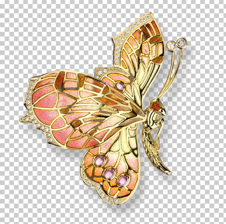 Brooch Butterfly Earring Gold Jewellery PNG, Clipart, Brooch, Butterfly, Carat, Charms Pendants, Colored Gold Free PNG Download