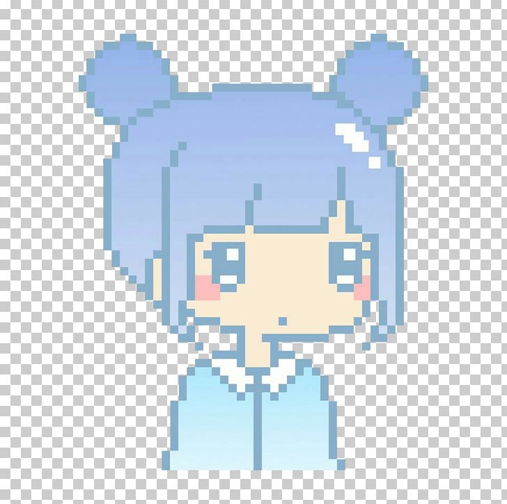 Pixel Art Drawing Kawaii Pastel PNG, Clipart, Area, Art, Blue, Chibi, Digital Art Free PNG Download