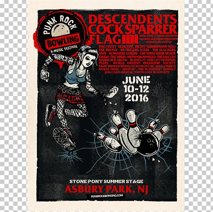 Punk Rock Bowling & Music Festival Asbury Park Descendents PNG, Clipart, Advertising, Asbury Park, Dag Nasty, Descendents, Festival Free PNG Download