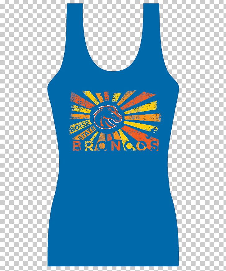 Sleeveless Shirt T-shirt Boise State Bronco Shop PNG, Clipart, Active Shirt, Active Tank, Blue, Boise, Boise State University Free PNG Download