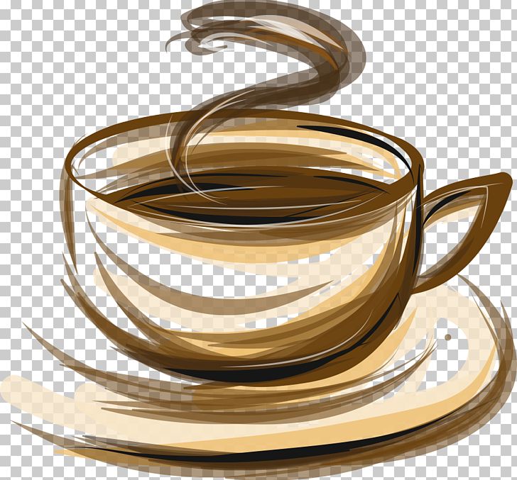 Coffee Tea Cafe Espresso PNG, Clipart, Brown, Brown Stripes, Cafe, Cartoon, Cartoon Mug Free PNG Download