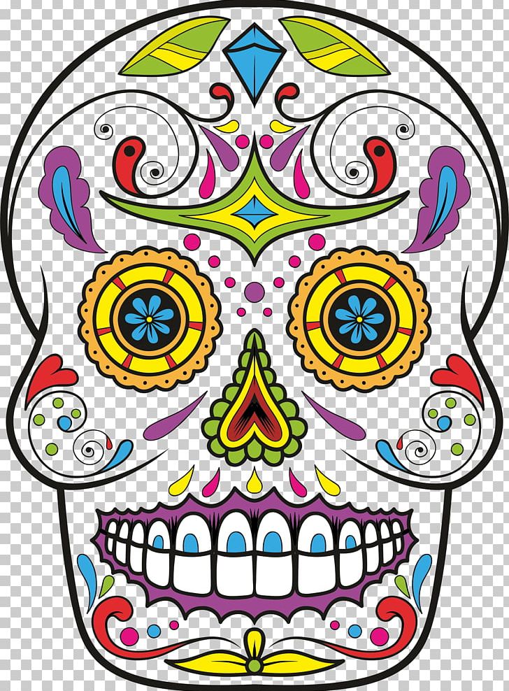 Calavera Skull Day Of The Dead Drawing PNG, Clipart, Art, Artwork, Calavera, Circle, Clip Art Free PNG Download