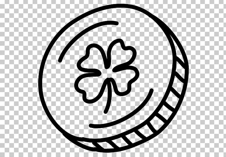 Computer Icons Leprechaun Coin Saint Patrick's Day PNG, Clipart, Black And White, Circle, Coin, Coin Flipping, Computer Icons Free PNG Download