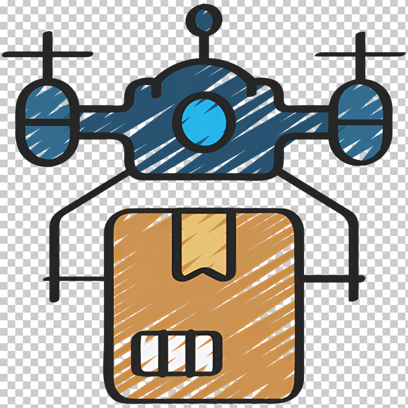 Drone Delivery - Drone Delivering A Package PNG
