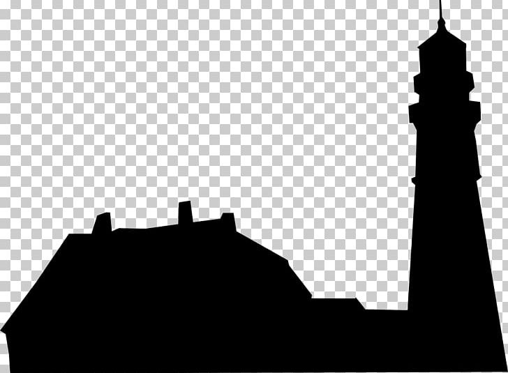 Portland Head Light Silhouette Black And White Lighthouse PNG, Clipart, Animals, Black And White, Introduce, Landmark, Lighthouse Free PNG Download