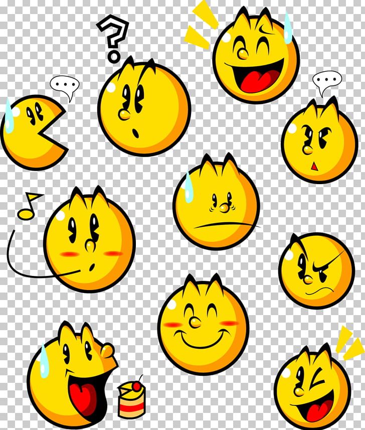 Ms. Pac-Man Smiley Video Game PNG, Clipart, Bandai Namco Entertainment, Beak, Emoticon, Face, Facial Expression Free PNG Download
