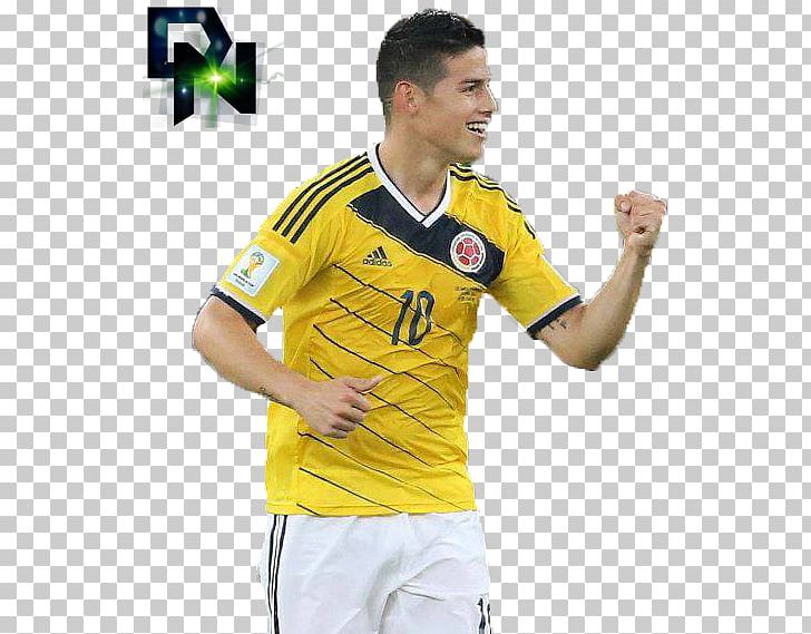 James Rodríguez 2014 FIFA World Cup Jersey Sport T-shirt PNG, Clipart, 2014 Fifa World Cup, Clothing, Football, Football Player, Jersey Free PNG Download