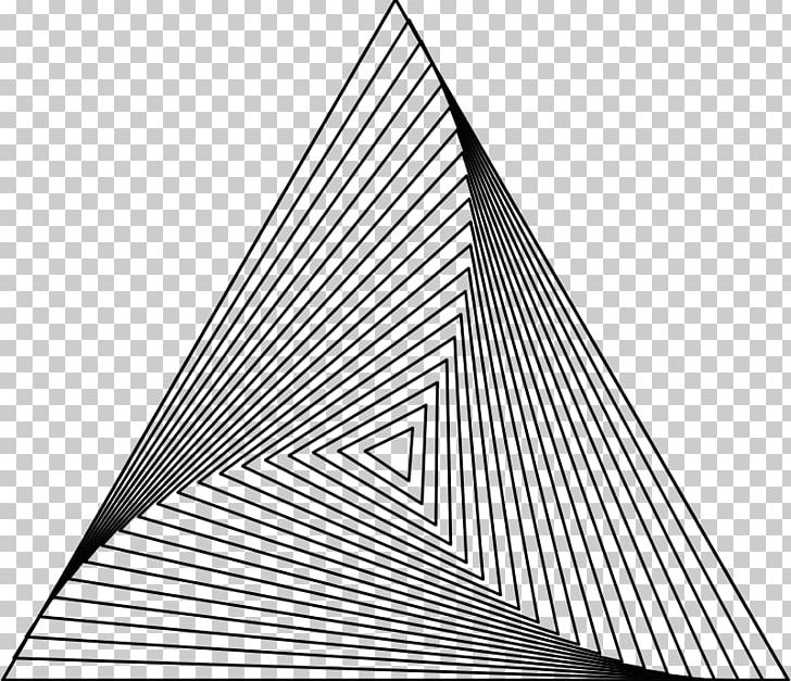 Penrose Triangle Tessellation Geometry Art PNG