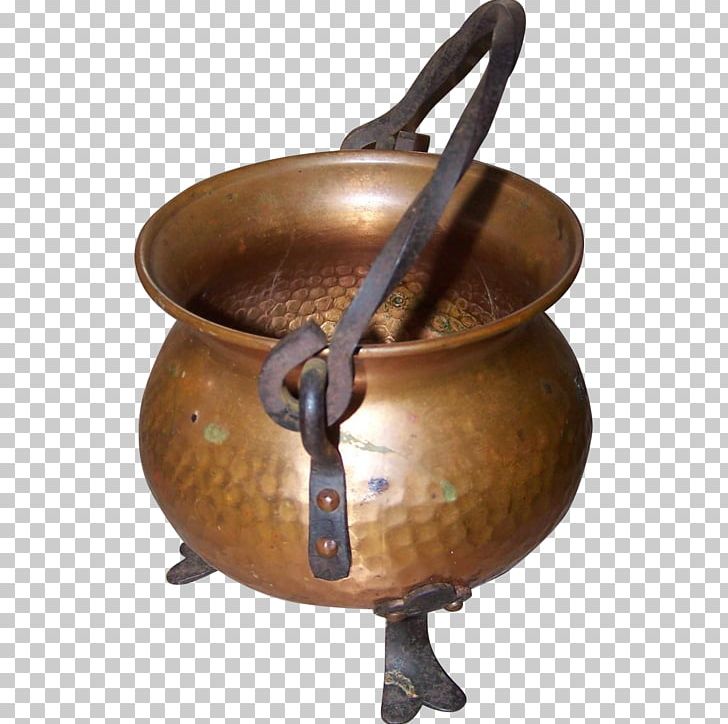 Cauldron Cookware Copper Hammer Handle PNG