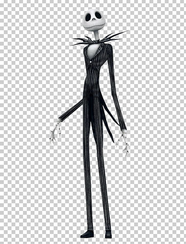 Kingdom Hearts: Chain Of Memories The Nightmare Before Christmas: The Pumpkin King Jack Skellington Halloween Protagonist PNG, Clipart, Black And White, Fashion Design, Fashion Illustration, Fictional Character, Film Free PNG Download
