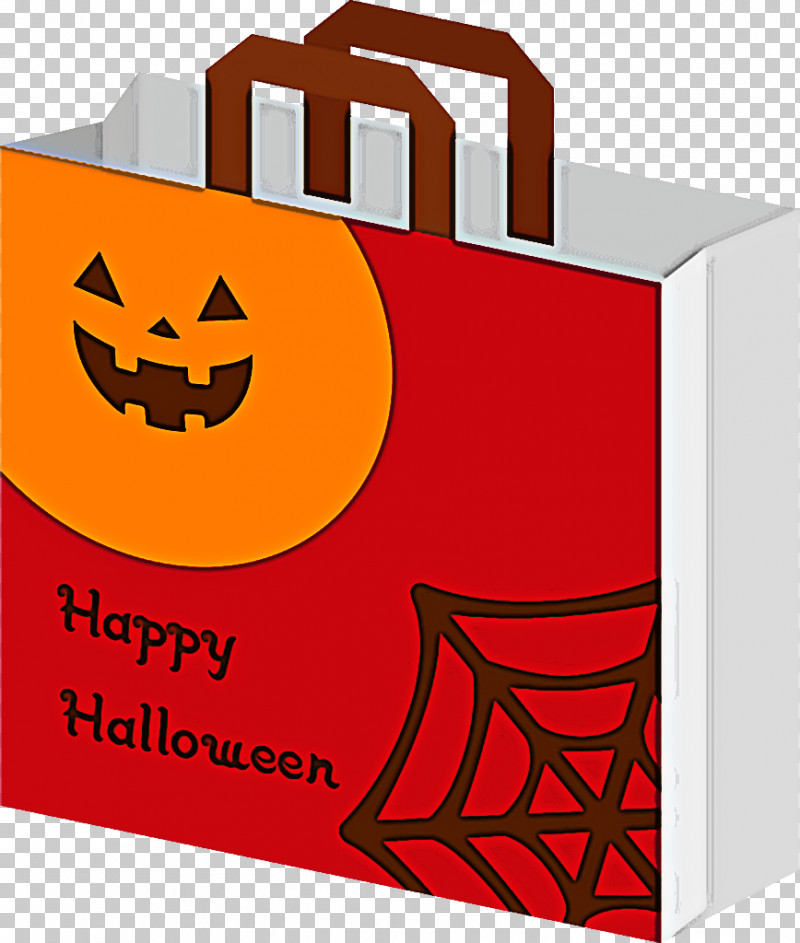 Halloween Gift Bag Shopping Bag Halloween Sales PNG, Clipart, Halloween Gift Bag, Halloween Sales, Logo, Orange, Packaging And Labeling Free PNG Download