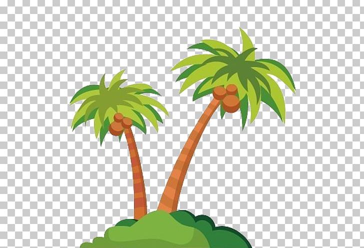 Cartoon Coconut PNG, Clipart, Advertising, Arecales, Art, Branch, Christmas Tree Free PNG Download