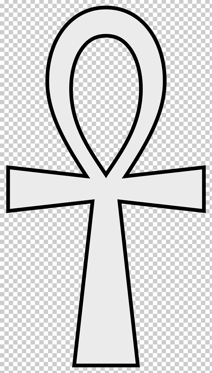 Ankh Egyptian Symbol Cross Ancient Egypt PNG, Clipart, Ancient Egypt, Angle, Ankh, Area, Black And White Free PNG Download