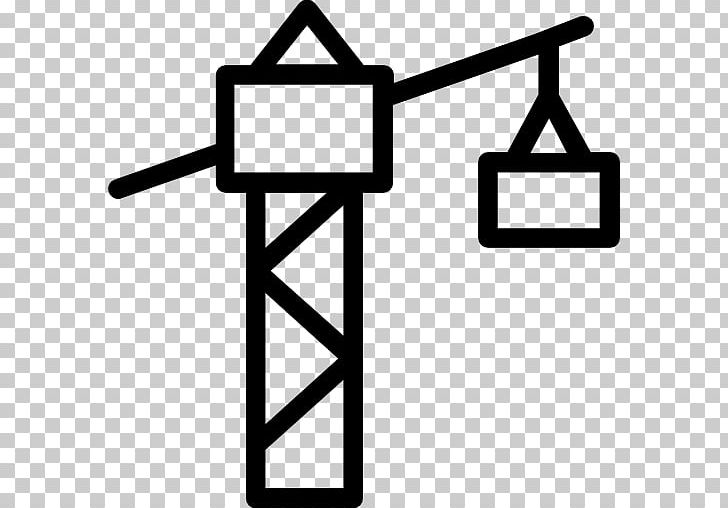 Crane Computer Icons Pictogram Cần Trục Tháp Symbol PNG, Clipart, Angle, Architectural Engineering, Area, Black, Black And White Free PNG Download