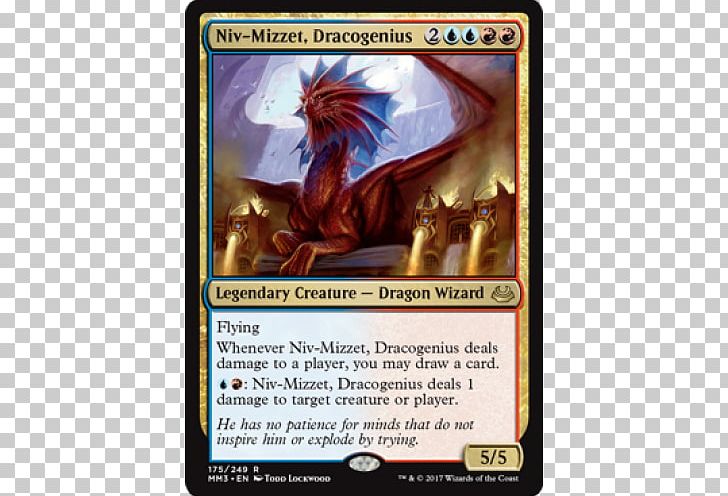Magic: The Gathering Commander Niv-Mizzet PNG, Clipart, Collectible Card Game, Commander 2017, Command Tower, Fictional Character, Game Free PNG Download