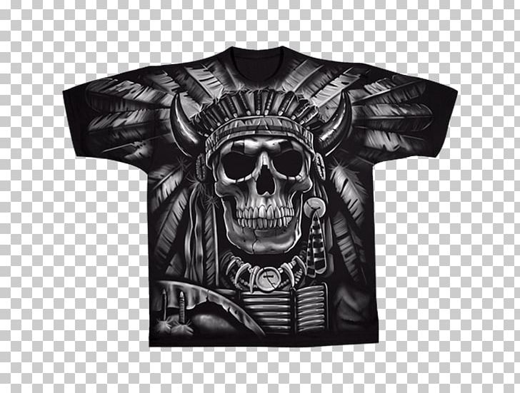 T-shirt Raglan Sleeve Skull Crew Neck PNG, Clipart, Black, Black And White, Bone, Brand, Clothing Free PNG Download