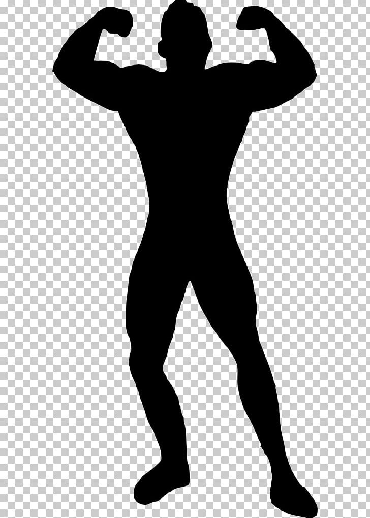 Deadpool Silhouette Muscle PNG, Clipart, Arm, Biceps, Black, Black And White, Bodybuilding Free PNG Download
