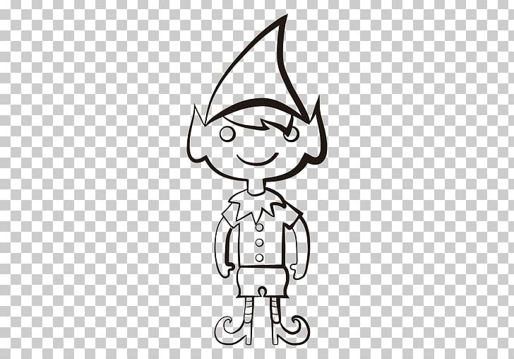 Elf Vexel PNG, Clipart, Area, Arm, Artwork, Black, Black And White Free PNG Download