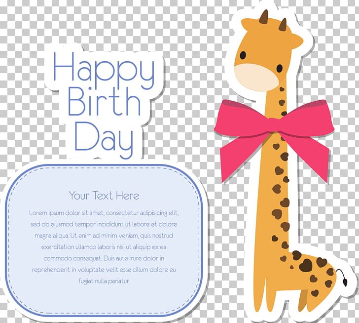 Northern Giraffe Euclidean Animal PNG, Clipart, Animal, Animals, Area, Birthday, Cartoon Giraffe Free PNG Download