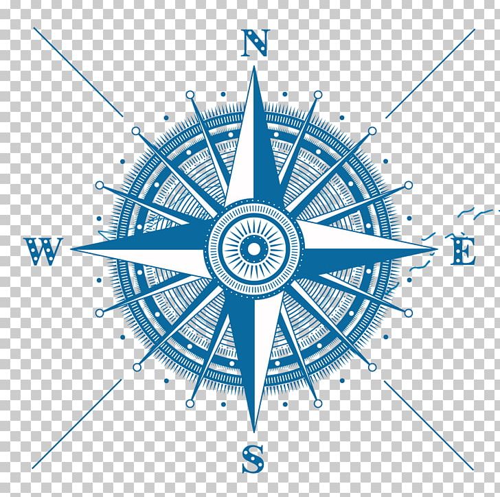 Compass Rose Drawing Illustration PNG, Clipart, Angle, Area, Bicycle Wheel, Blue Abstract, Blue Back Free PNG Download