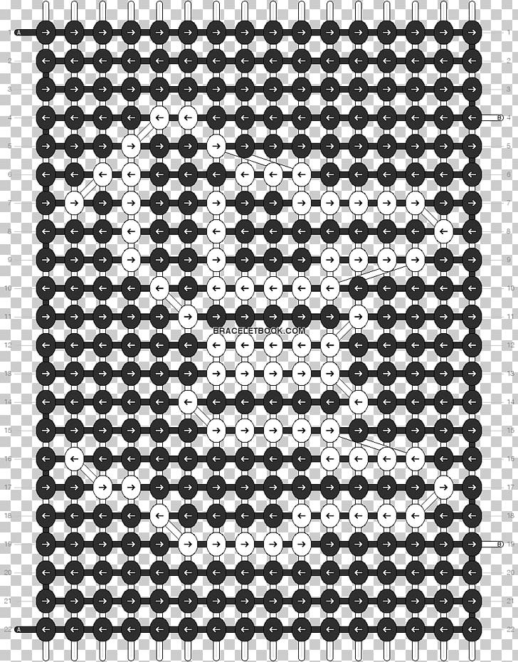 Friendship Bracelet Bead Pattern PNG, Clipart, Alpha, Area, Bead, Black, Black And White Free PNG Download