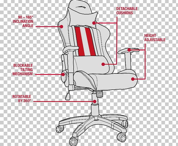 Gaming Chair Video Game Wing Chair Fauteuil PNG, Clipart, Angle, Area, Armrest, Chair, Diagram Free PNG Download